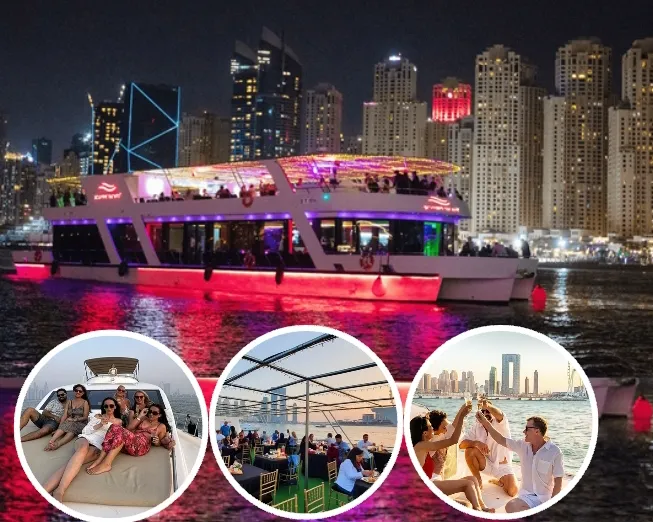 Sunset view Dubai Marina